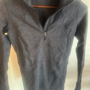 Lululemon Gray Quarter-Zip Pullover